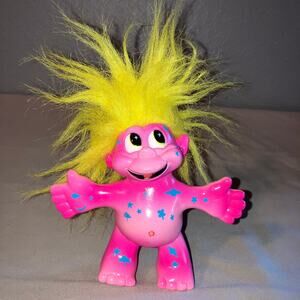 Trendmasters Pink Troll Vintage 1990s *Supposed To Talk But Cant Get It To Work*
